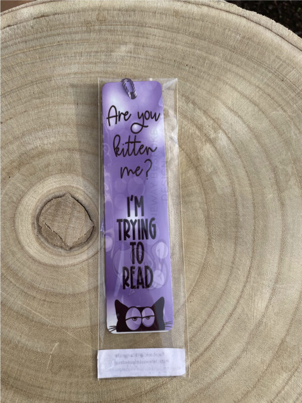 Kitten Me Purple Bookmark P/M