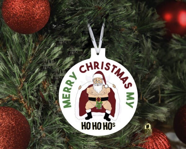 Santas Ho Hos Bauble Ornament
