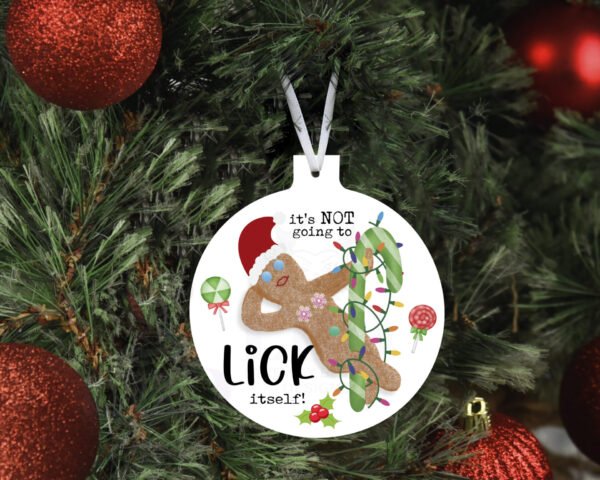Lick itself Bauble Ornament