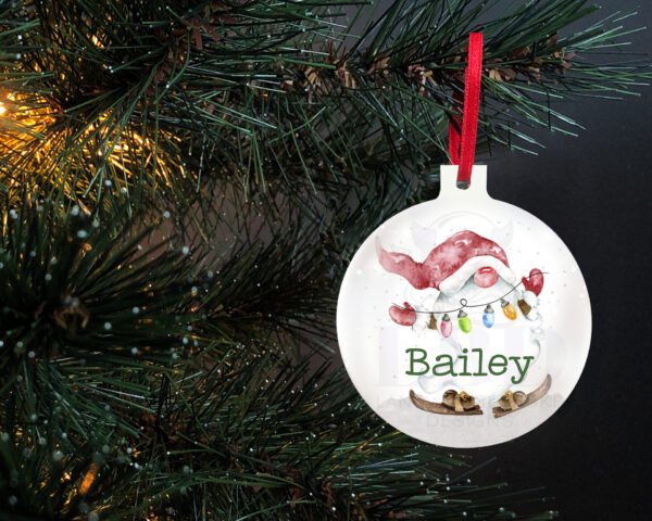 Memorial Christmas Flat Ornament - Image 5