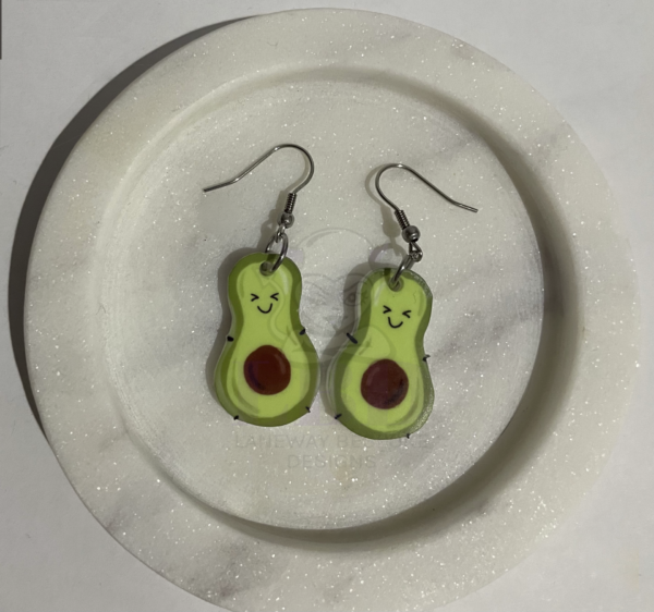 Avocado People Earrings