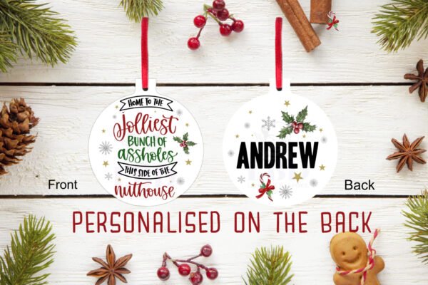 Jolliest Bunch Christmas Ornament - Image 3