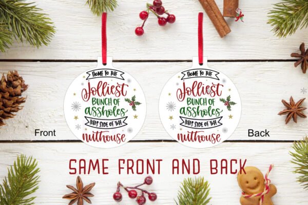 Jolliest Bunch Christmas Ornament - Image 4